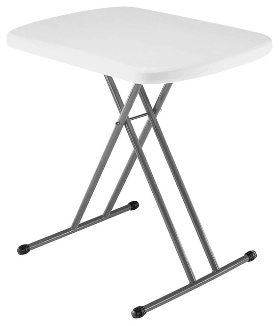 Indoor Outdoor Folding Table With White Granite Color Plastic Top Indoor Outdoor Folding Table With White Granite Color Plastic Top