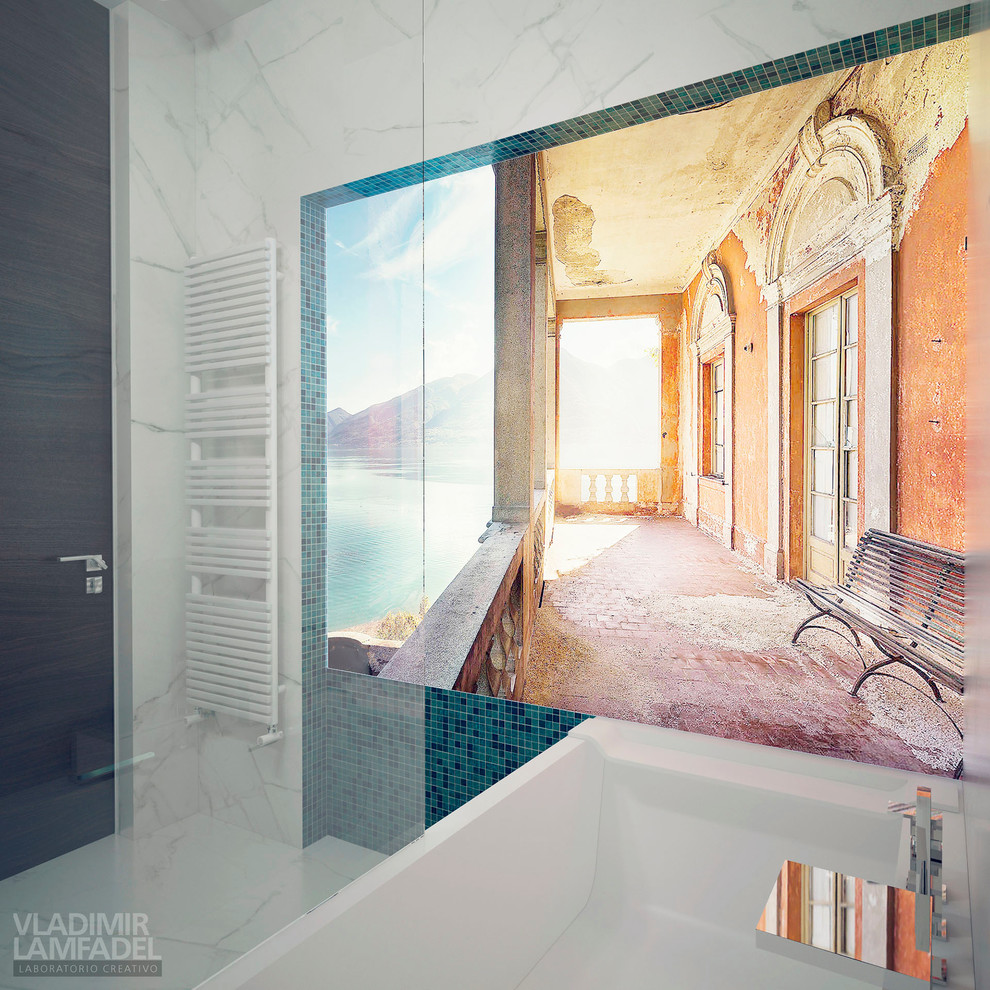 Uno mattina nebbiosa a Milano