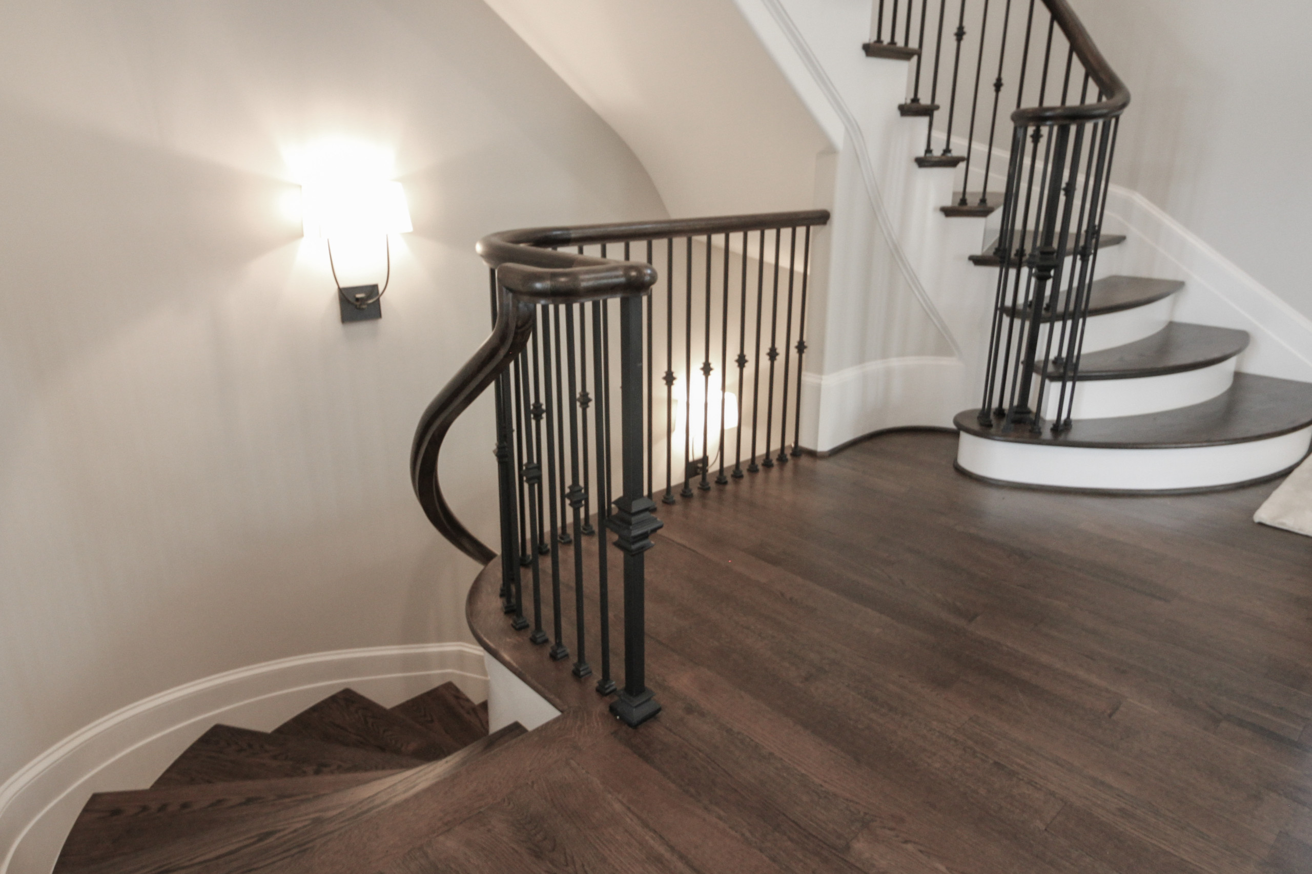 86_ Gorgeous Floating Curved Staircase, McLean VA 22066