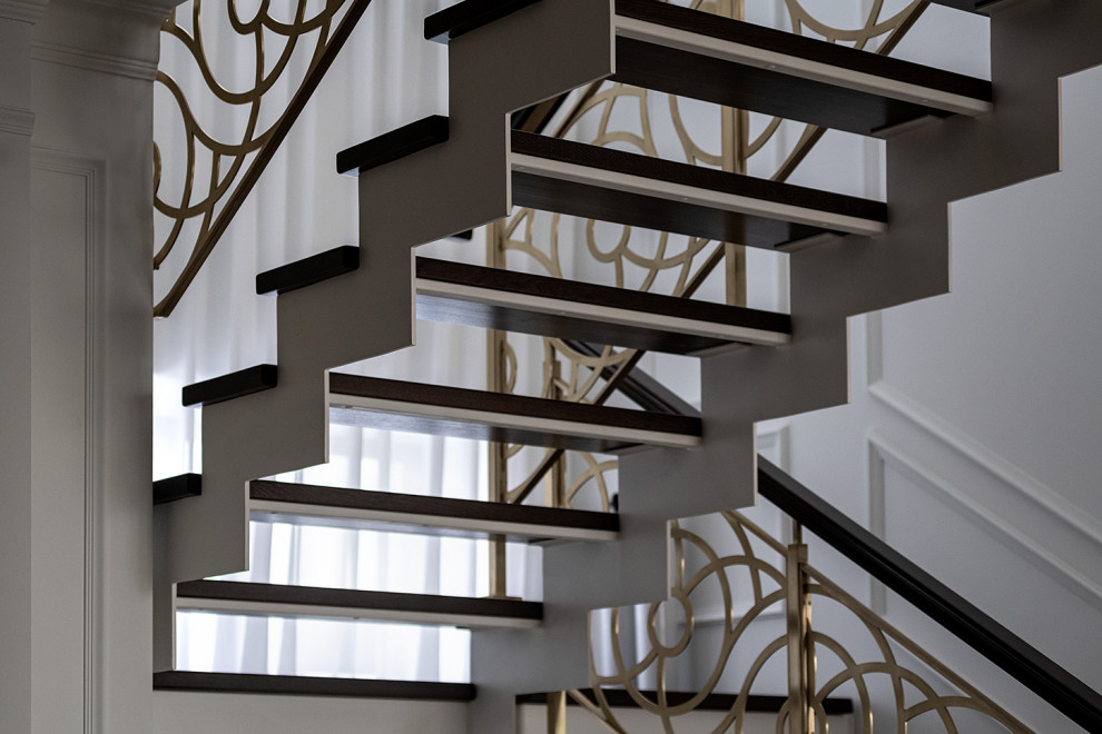 АЖУРНАЯ ЛЕСТНИЦА В ПОДМОСКОВНУЮ ЧАСТНУЮ РЕЗИДЕНЦИЮ