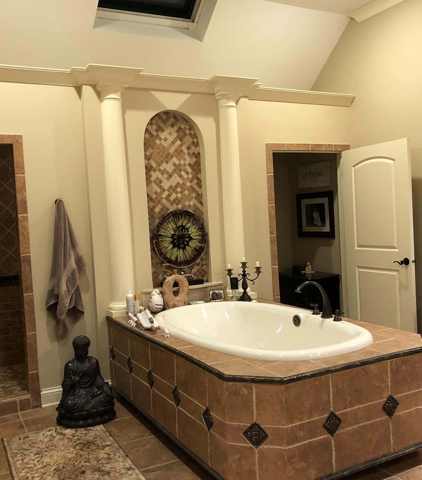 Beautiful Marble Master Bathroom