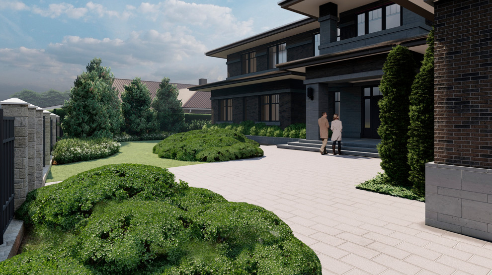 В стиле Райта. Модернизм. КП Монтевиль. 2020 г.