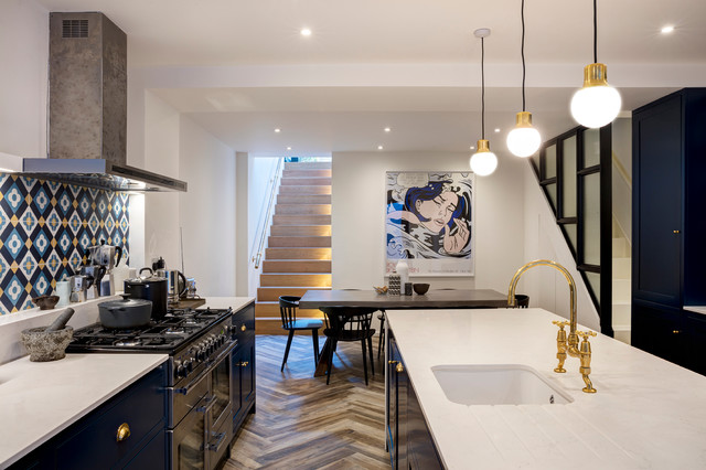 Bow House eclettico-cucina