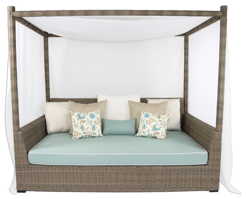 Palisades Viceroy Daybed, Canvas Air Blue