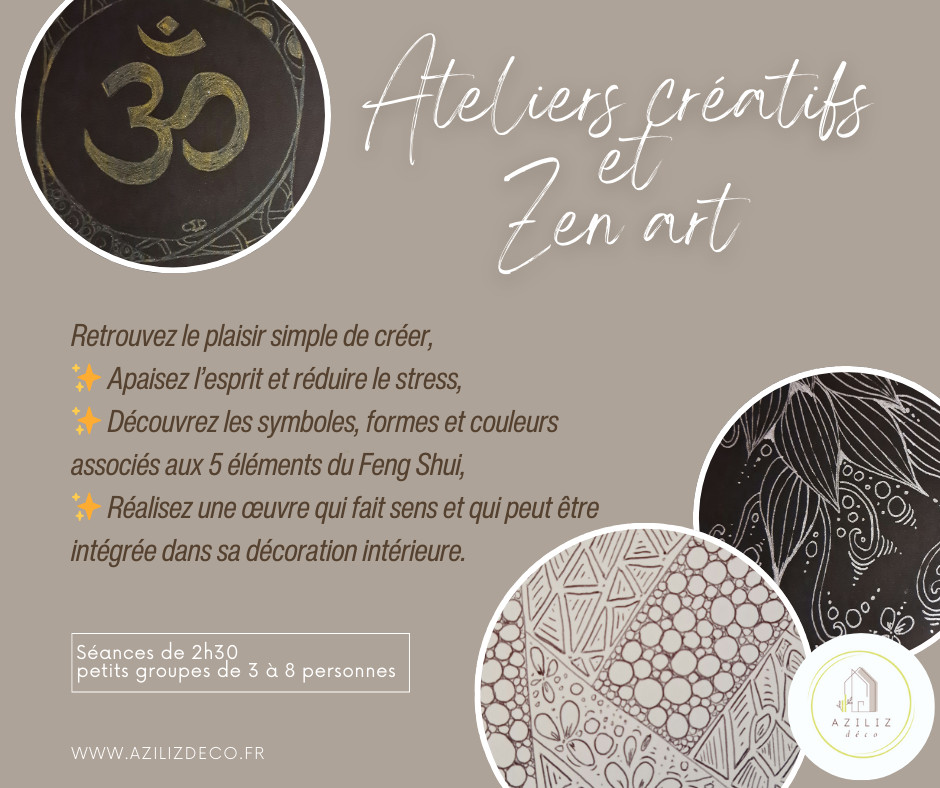 ATELIER CREATIF ZEN ART ZENTANGLE