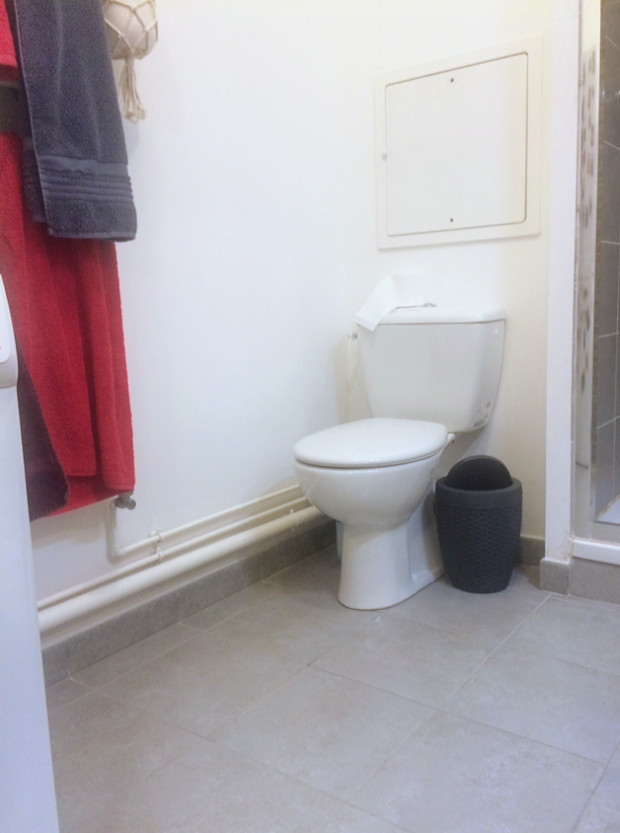 WC: Embellissement d'un coin toilettes totalement dénué de charmes