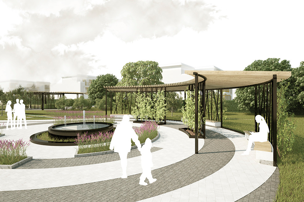 Концепция благоустройства и озеленения территории Центра водных видов  спорта