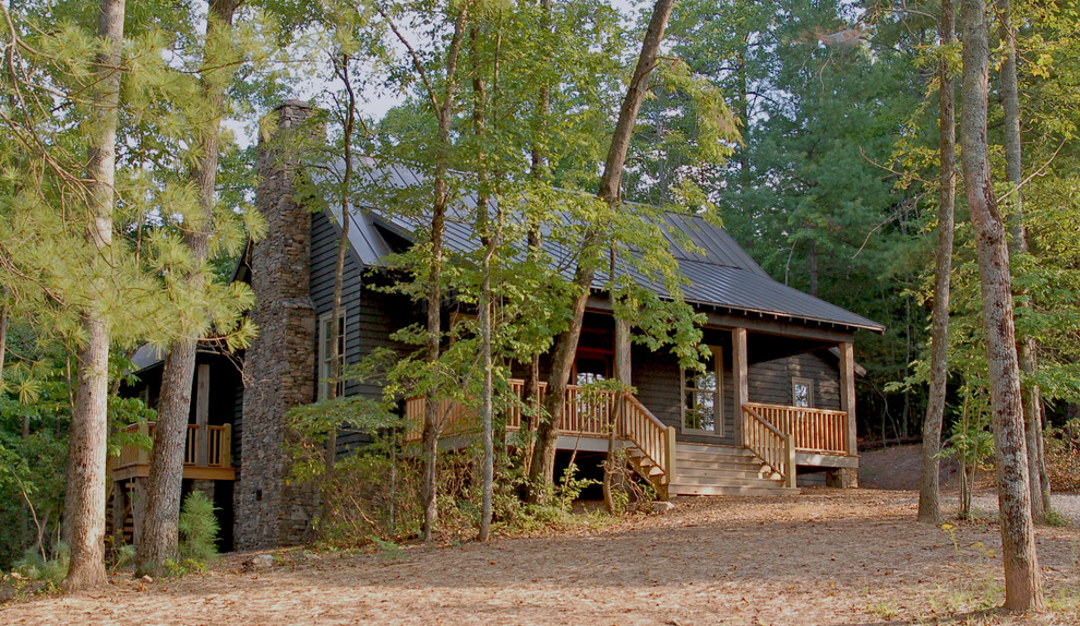 Mountain Cabin - Rustic - Exterior - Atlanta - by Tucker ...