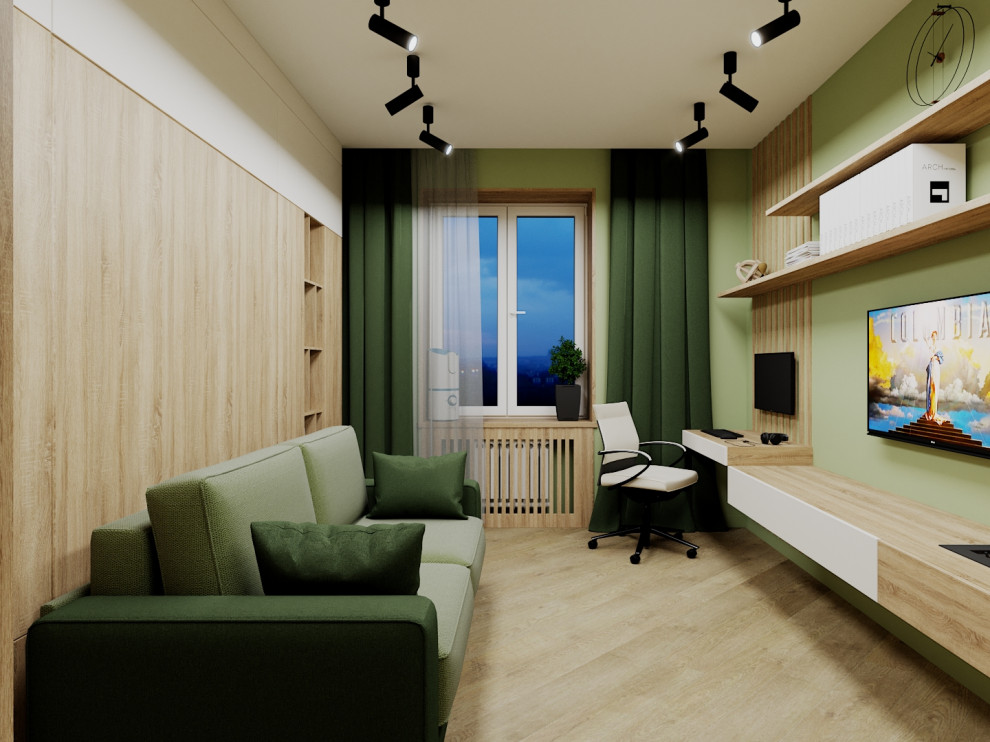 Спальня-гостиная в квартире "Сталинке"