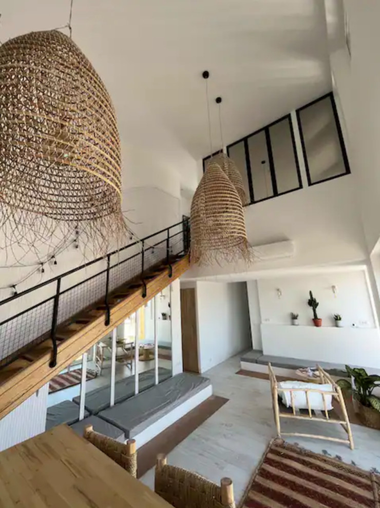 Projet Nédélec, rénovation d'un appartement avec mezzanine rooftop et balcon.