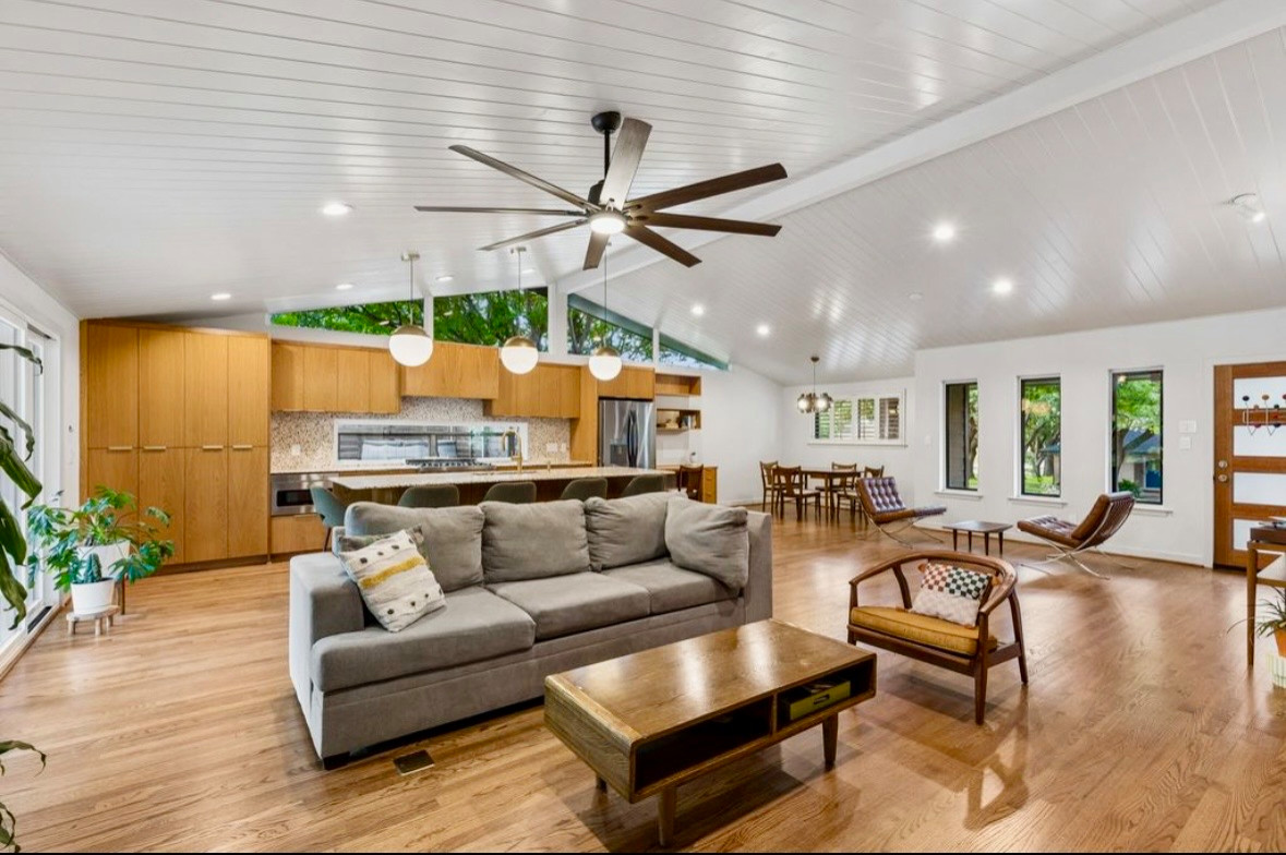 75218 Old Lake Highlands Kitchen and Living Room Remodel