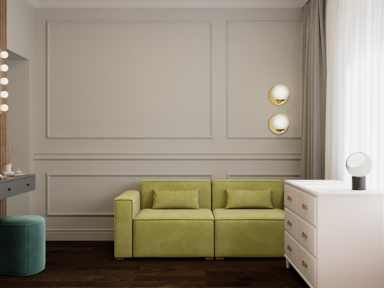 Дизайн детской в частном доме в Подмосковье, 220м2