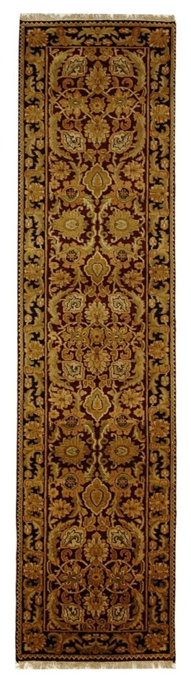Safavieh Dynasty Traditional Hand Knotted Wool Rug X-5-A442YD