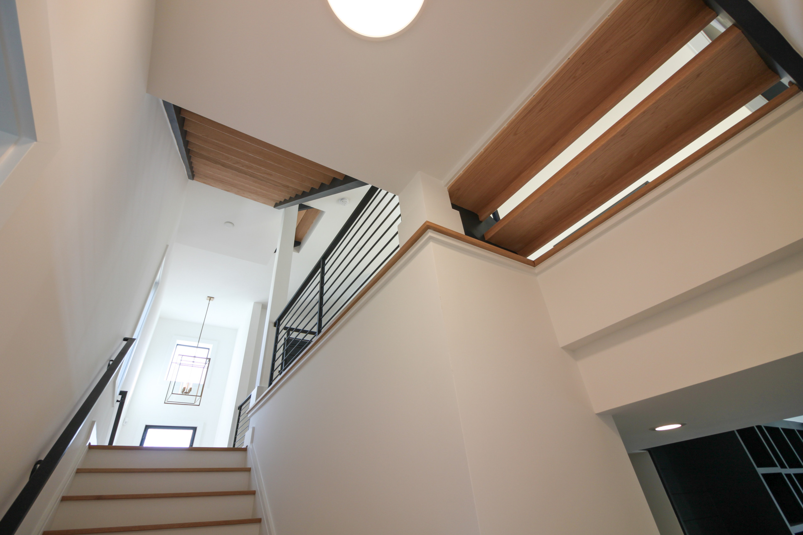 85_Sleek Three-Quarter Turn Multilevel-Staircase, McLean VA 22101