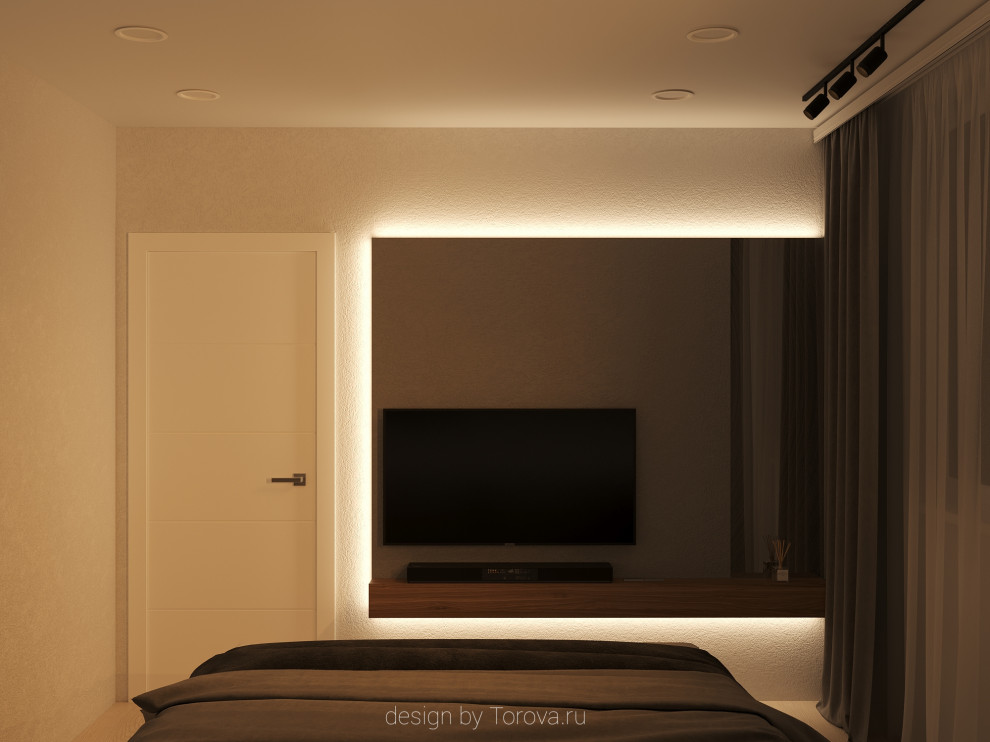 Спальня для 1-комнатной квартиры