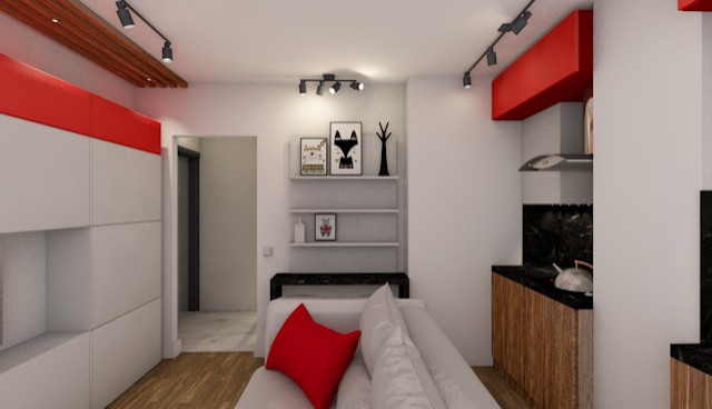 Студия 26,64 кв.м