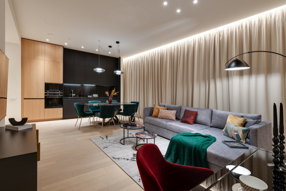 Хоумстейджинг и комплектация квартиры в небоскребе Москва Сити, ЖК Capital Tower