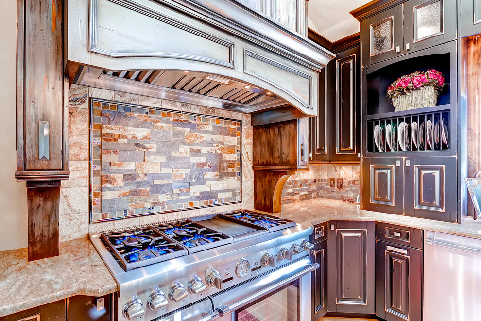Inspiration for a transitional kitchen remodel in Denver