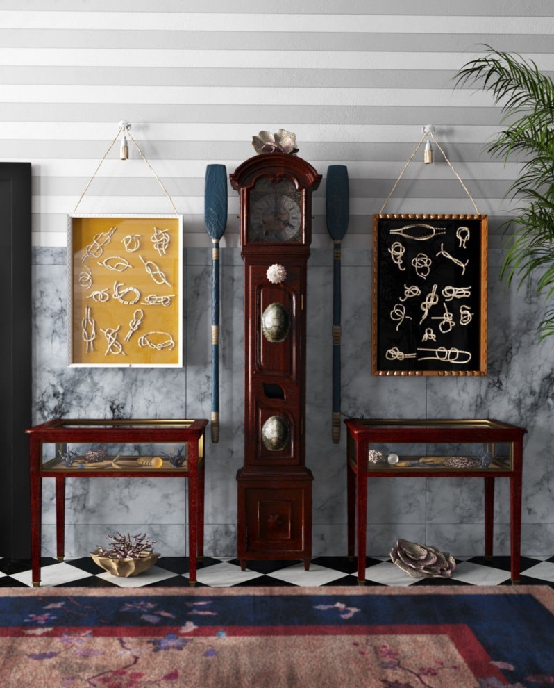 Визуализация холла в отеле Maison de la Luz