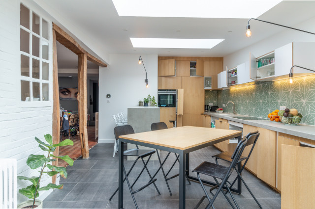 Restructuration d&rsquo;une cuisine - 24 m&sup2; skandinavisk-koek
