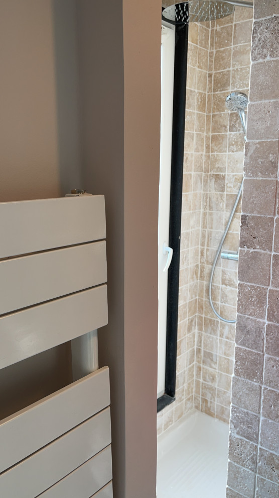 Photo des matériaux de la douche - Après projet