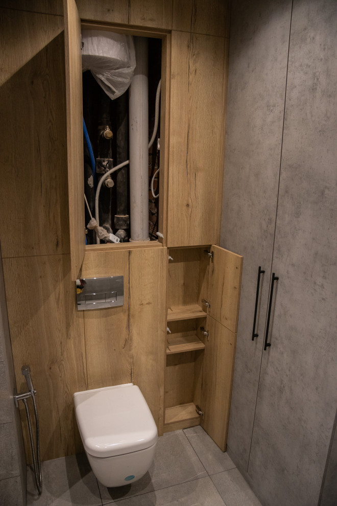 Санузел в стиле Лофт