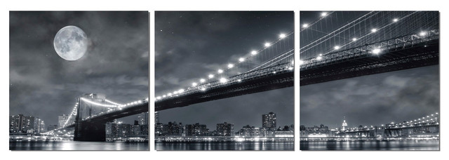 Brooklyn Bridge Moonrise Print