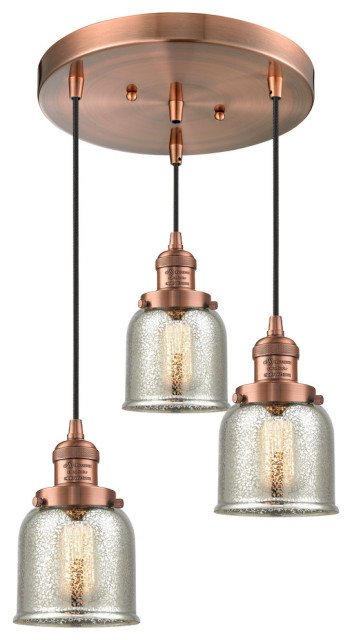 Small Bell 3 Light Multi Pendant Industrial Lighting By Innovations - Houzz Copper Pendant Lights Small Bell 3 Light Multi Pendant Industrial Lighting By Innovations - Houzz Copper Pendant Lights