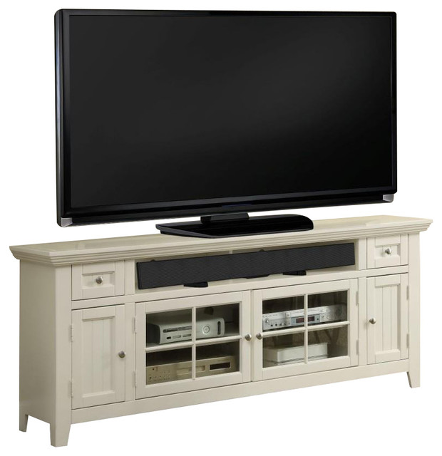 Parker House Tidewater 72 Tv Console White