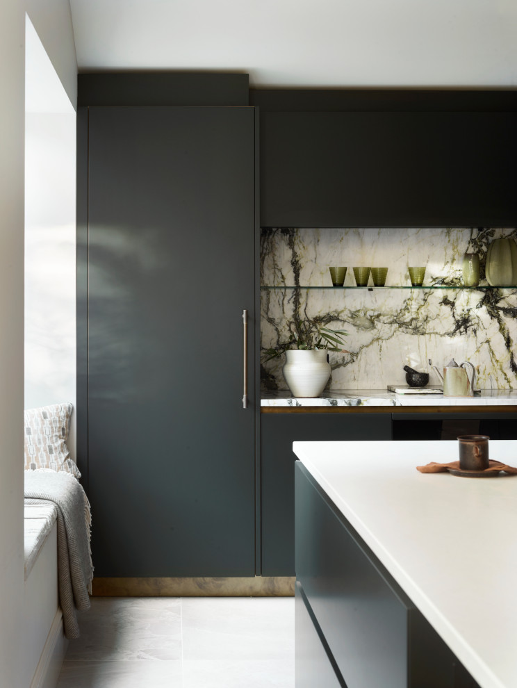 Contemporary kitchen in London.