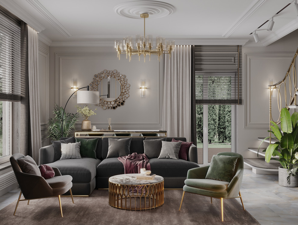 Дом в Подмосковье в стиле неоклассика