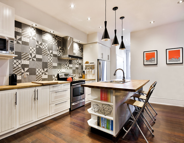 New This Week: 4 Rooms With Black-and-White Tile Style