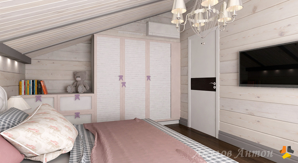 Дизайн-проект коттеджа из клееного бруса. 200 кв.м.