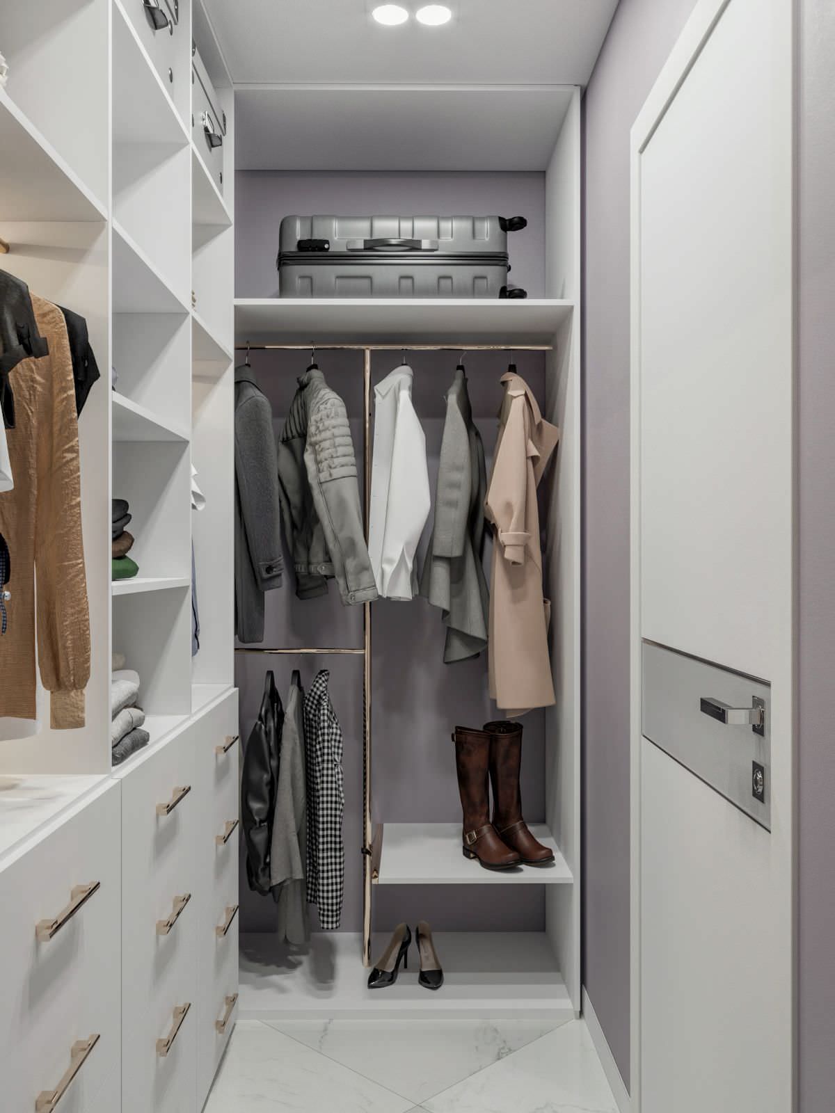 Квартира в нейтральных тонах в ЖК Царская площадь