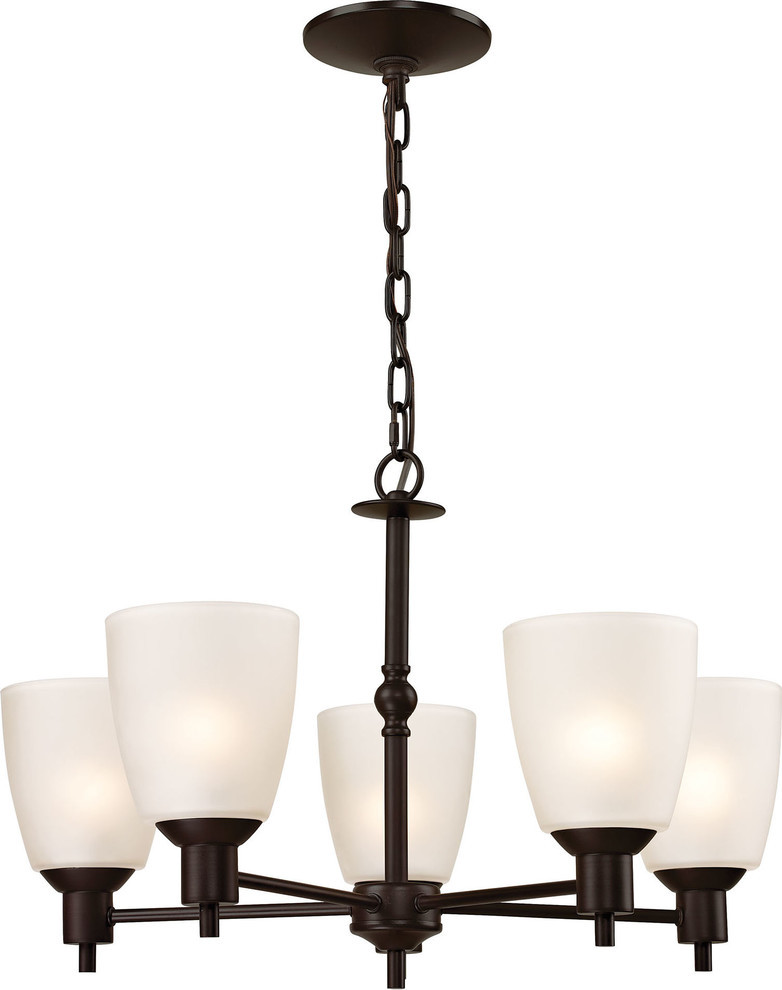Cornerstone Jackson 5 Light Chandelier, Oil Rubbed Bronze