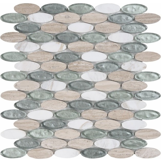 Elyptic Brick Imagination Mosaic, Glenaiden, Sample Contemporary