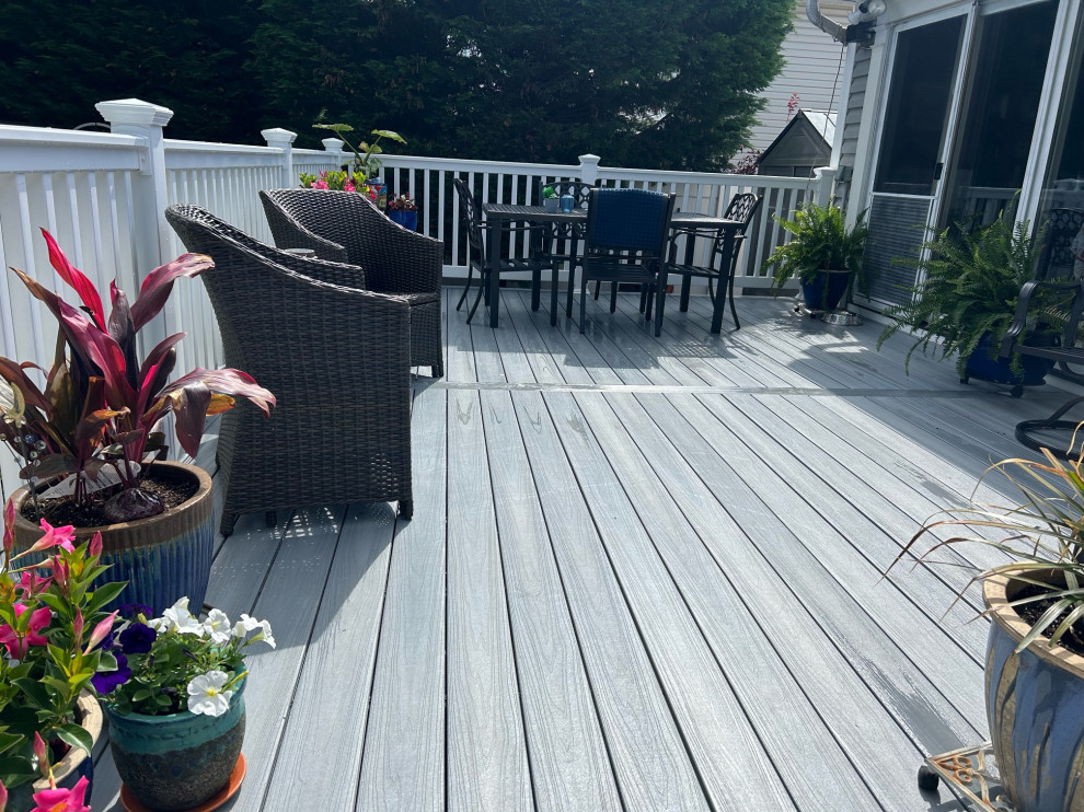 Massapequa Park | New Traditional Deck With Sod Installation