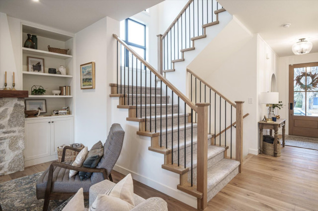 Authentic and Understated contemporary-staircase