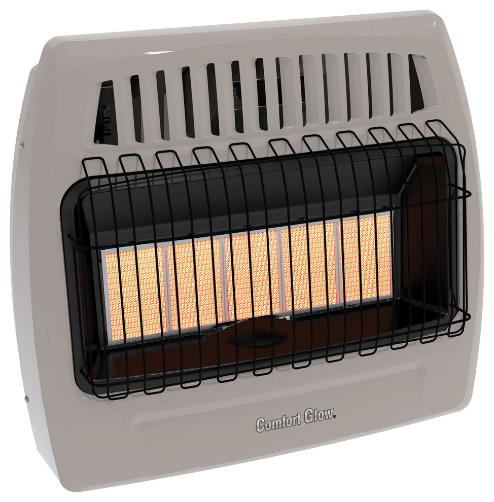 Comfort Glo KWN521 30000 BTU 5 Plaque Natural Gas Infrared Vent Free