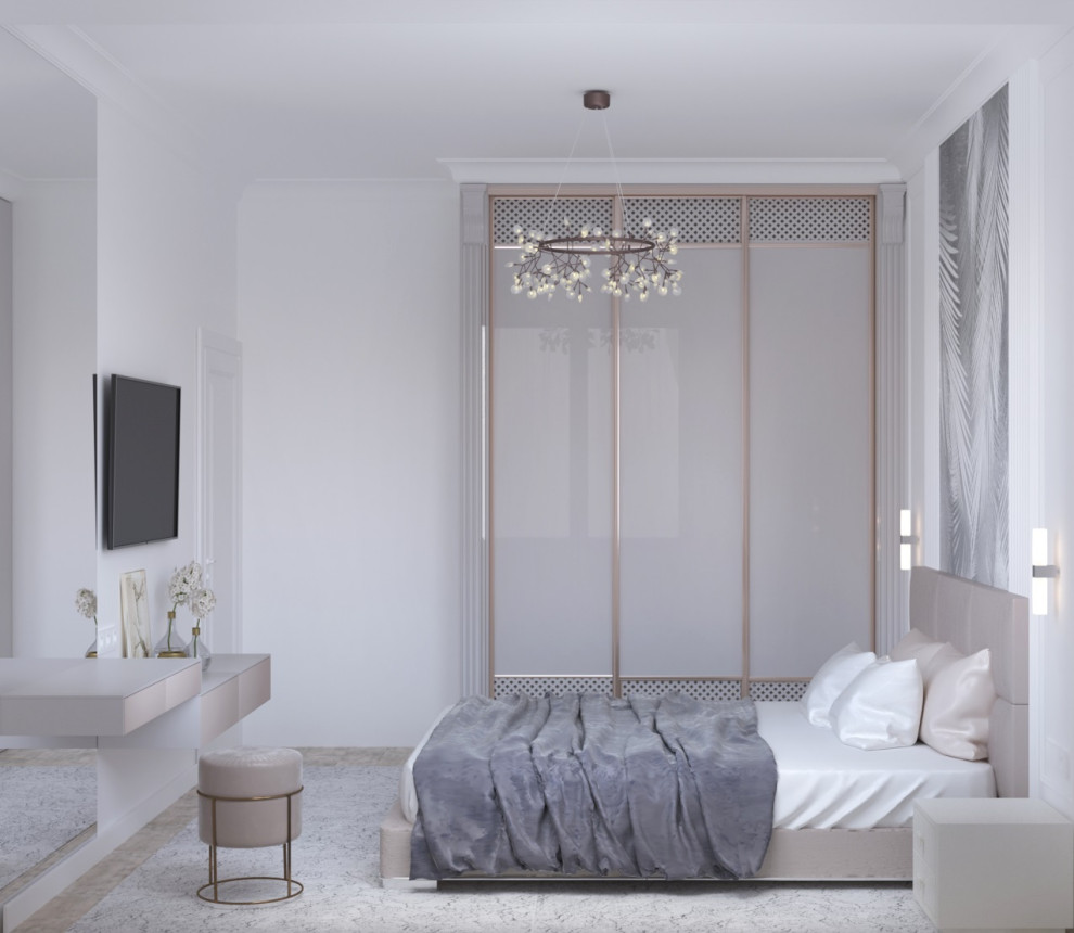 Дизайн частного дома в стиле неоклассика с элементами арт-дэко