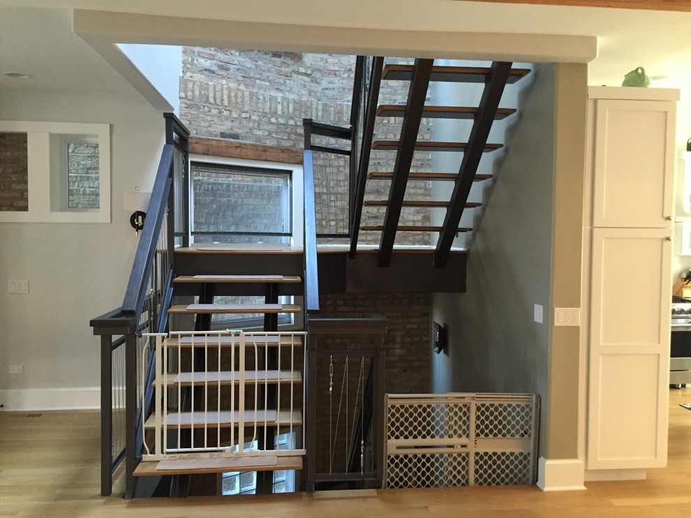 Stair gate for cheap open stairs