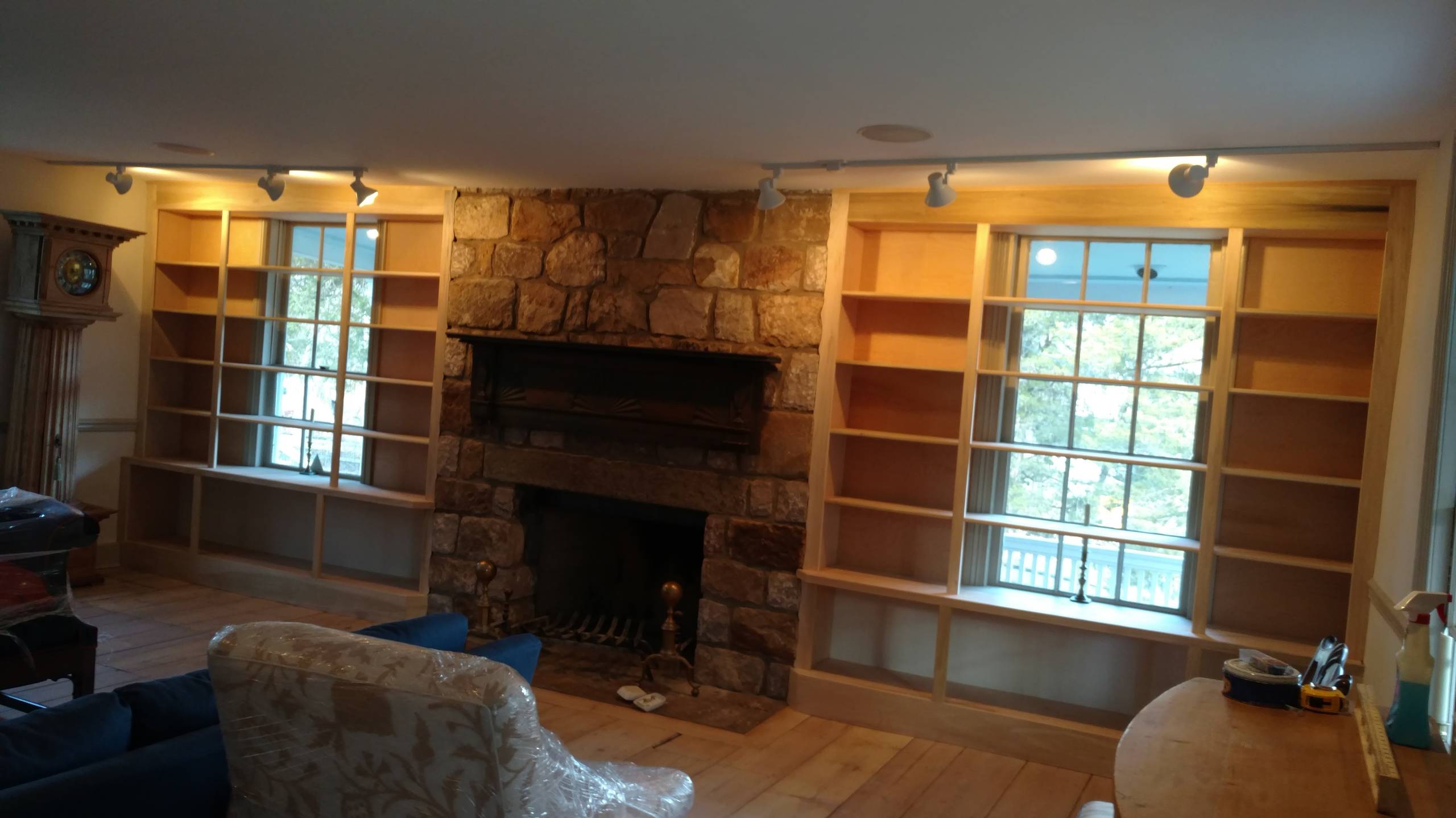 Custom built-in  cabinetry/shelving