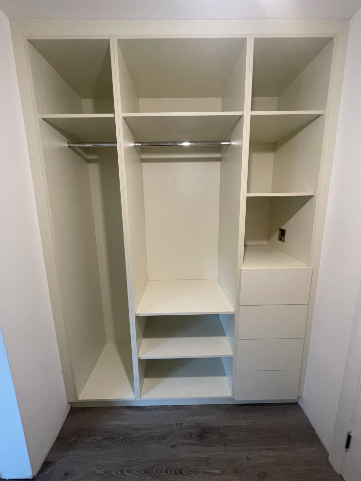 Ivory walk in wardrobe