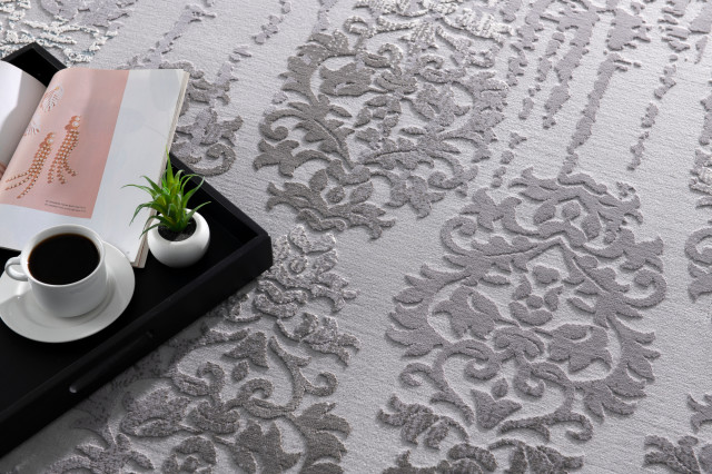 Rug Branch Modern Scandinavian Floral Area Rug & Runner, (2x15 Feet - 2 ...