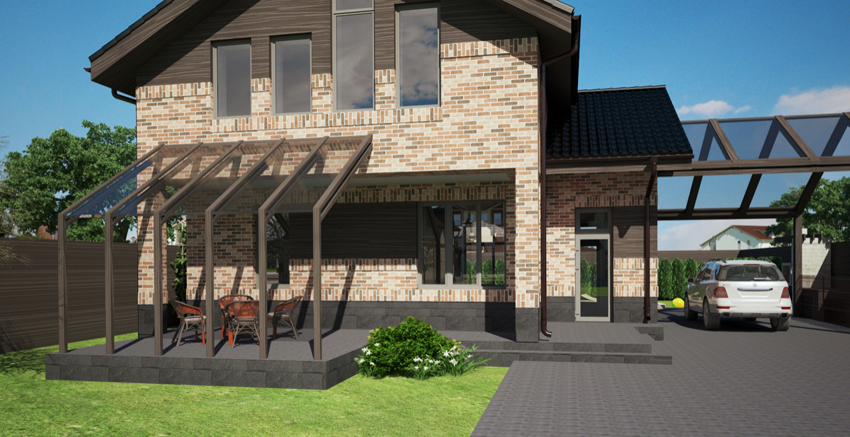 Коттедж из кирпича