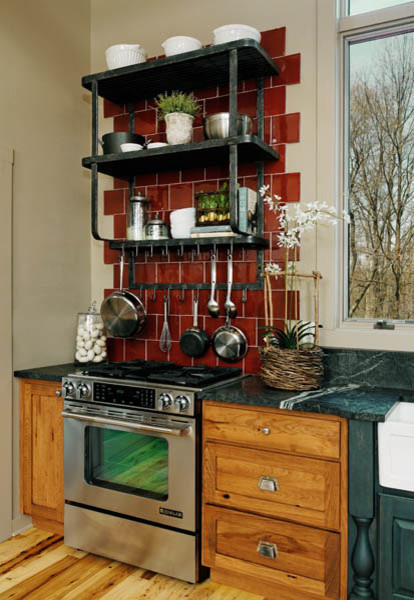 Example of a transitional kitchen design in Indianapolis