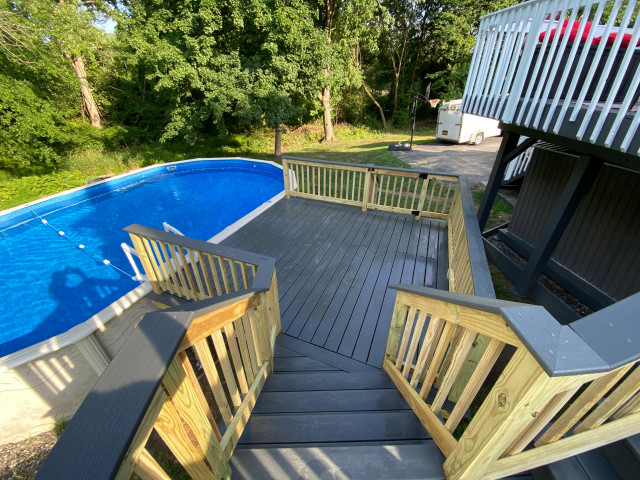 LaGrange Pool Deck classico-piscina