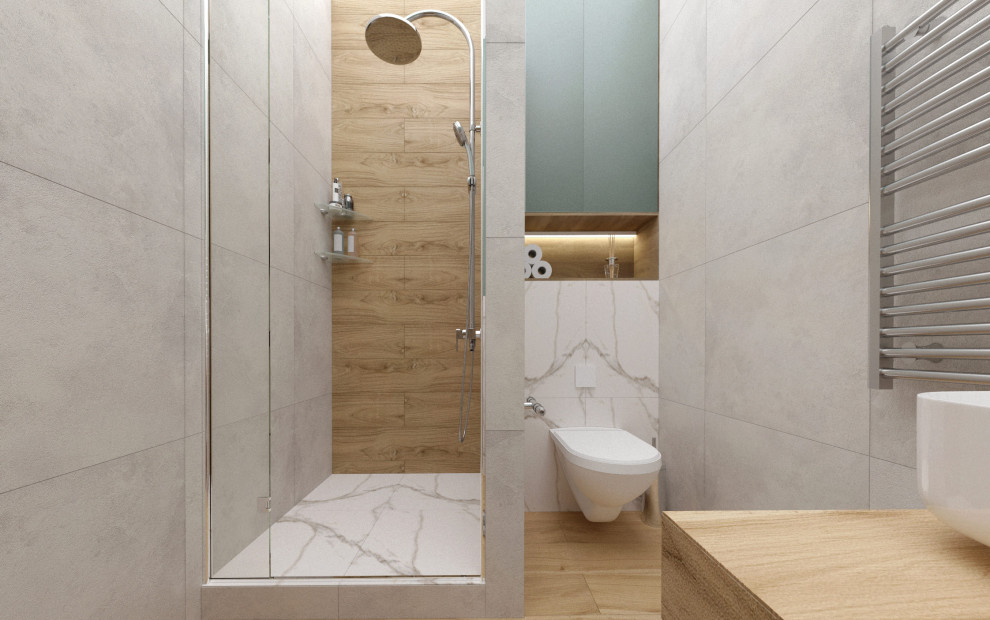 Легкий бирюзовый акцент