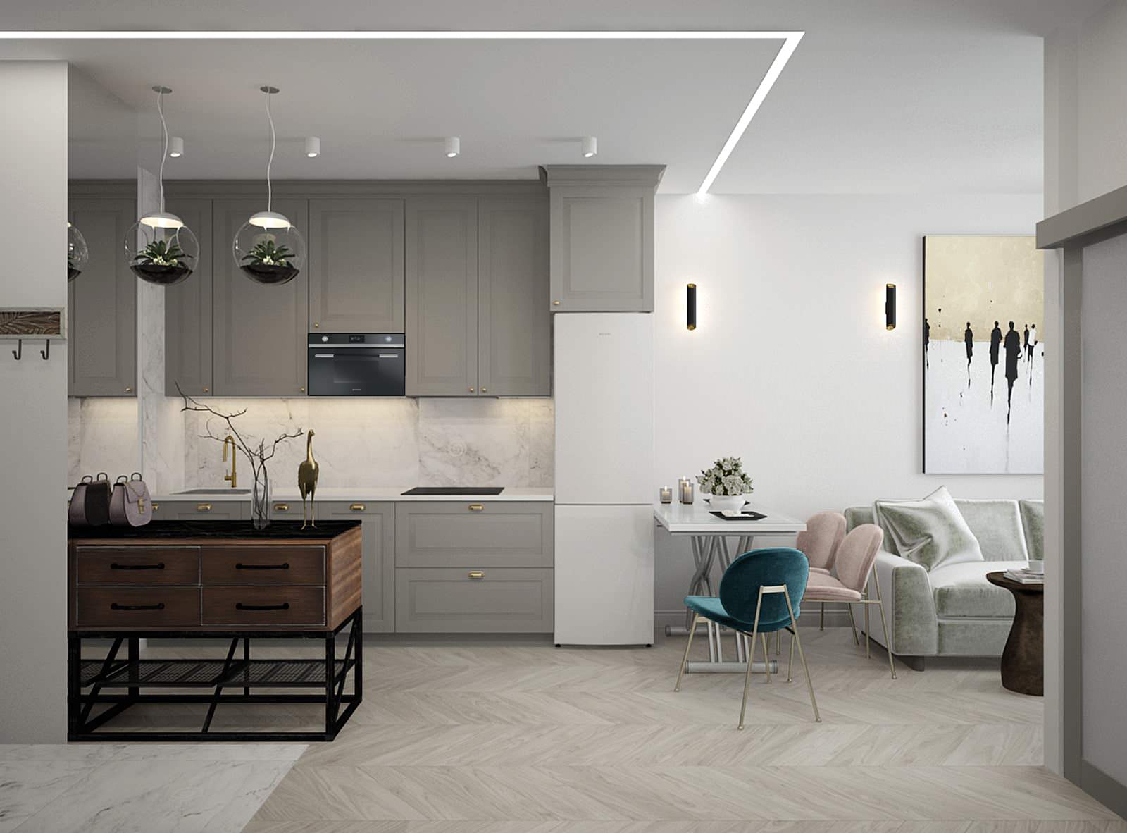 Малогабаритная, но очень функциональная квартира в ЖК "Маяковский", 41 кв.