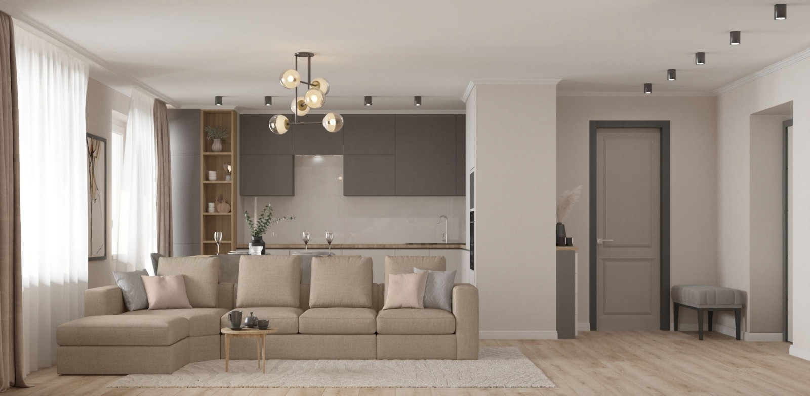 Дизайн трехкомнатной квартиры г. Смоленск